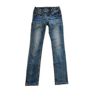 Miss Me Girls‎ Skinny Jeans Size 12 Distressed JK833452